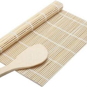 Bamboe Sushi Rolmat | Sushi Mat + Lepel