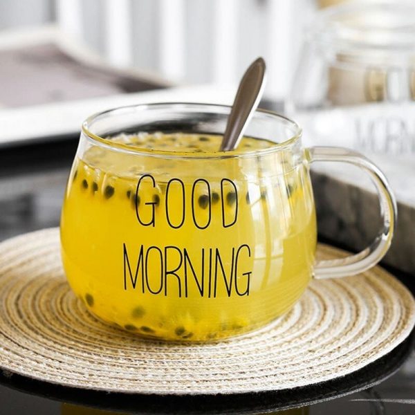 Groot glas Good Morning - product